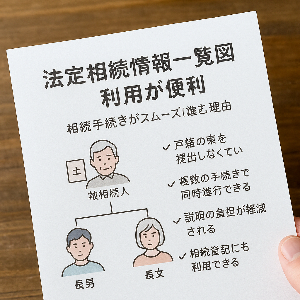 法定相続情報一覧図の活用で相続手続きがぐっとラクに？